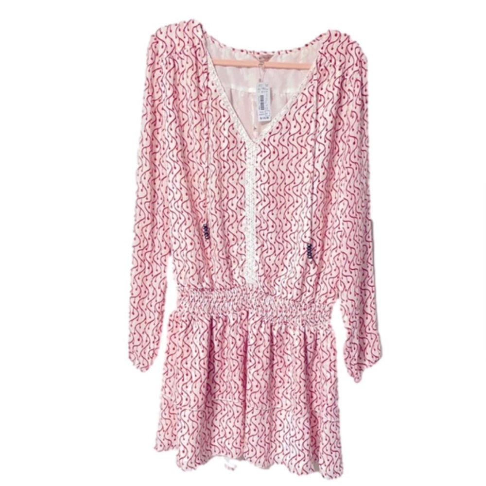 Esqualo Drop waist Boho Hippie Dress Size L 14